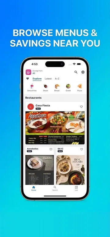 Browse Restaurant Menus